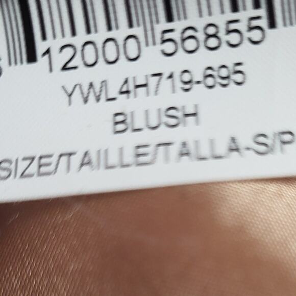 BCBGeneration Blush Shaggy Faux Fur Vest Shawl Collar BOHO Vegan Size S Coastal - Picture 8 of 8